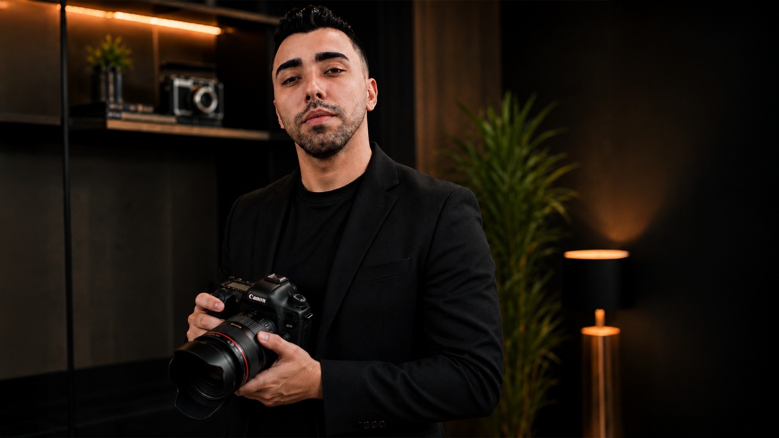Pablo em produção — captação de vídeo e fotografia